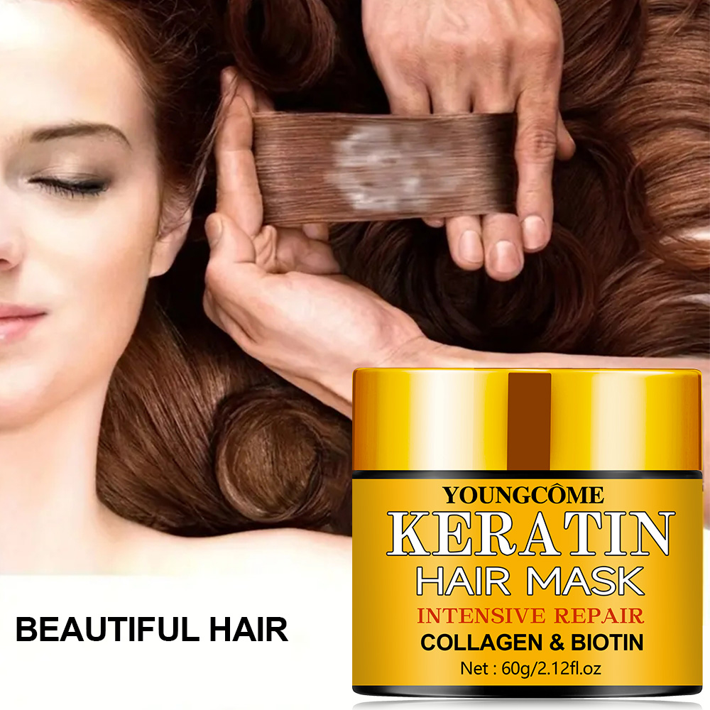 Hair Care Collagen - Восстанавливает волосы Маска для волос Эфирное