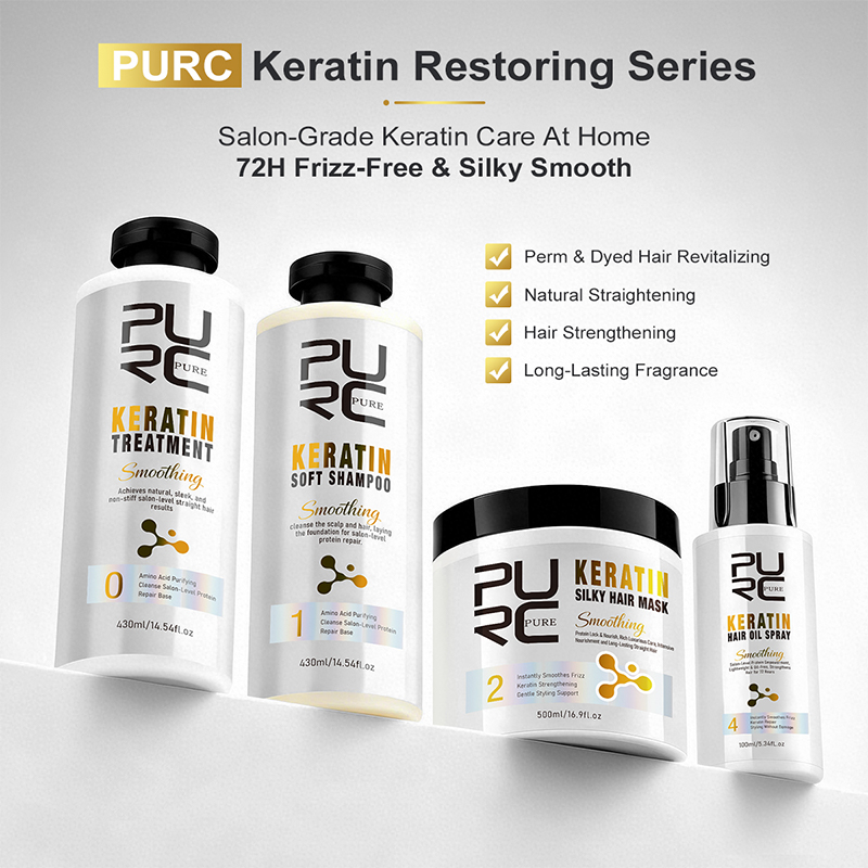 Hair Care Keratin Treatment - Набор для ухода за волосами PURC