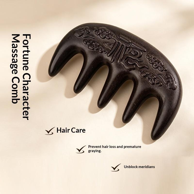 Hair Care Daily Routine - Натуральная травяная массажная расческа для кожи