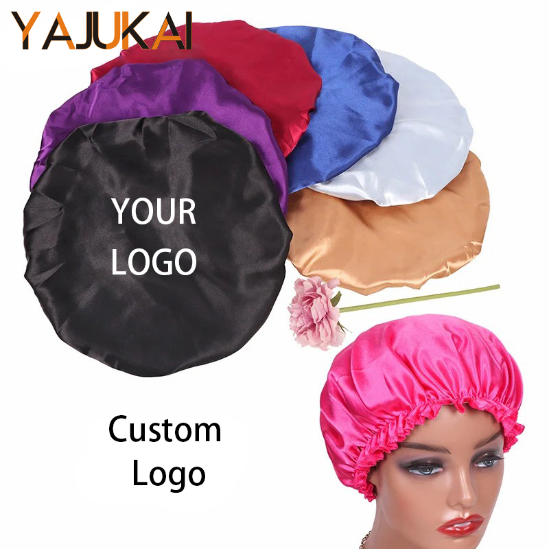 10 шт., женские атласные шляпы – обзор и цена Hair Care Logo