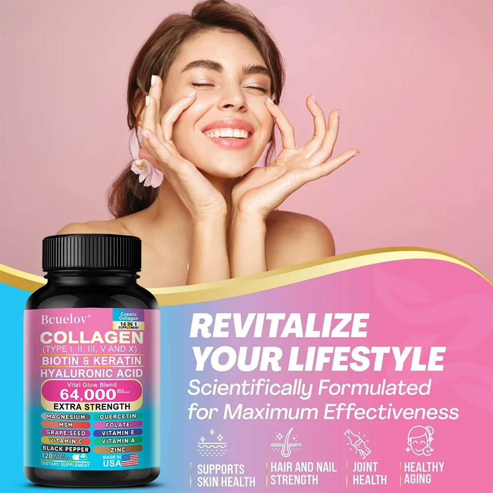 Коллагеновые капсулы, биотин,  – обзор и цена Hair Care Collagen