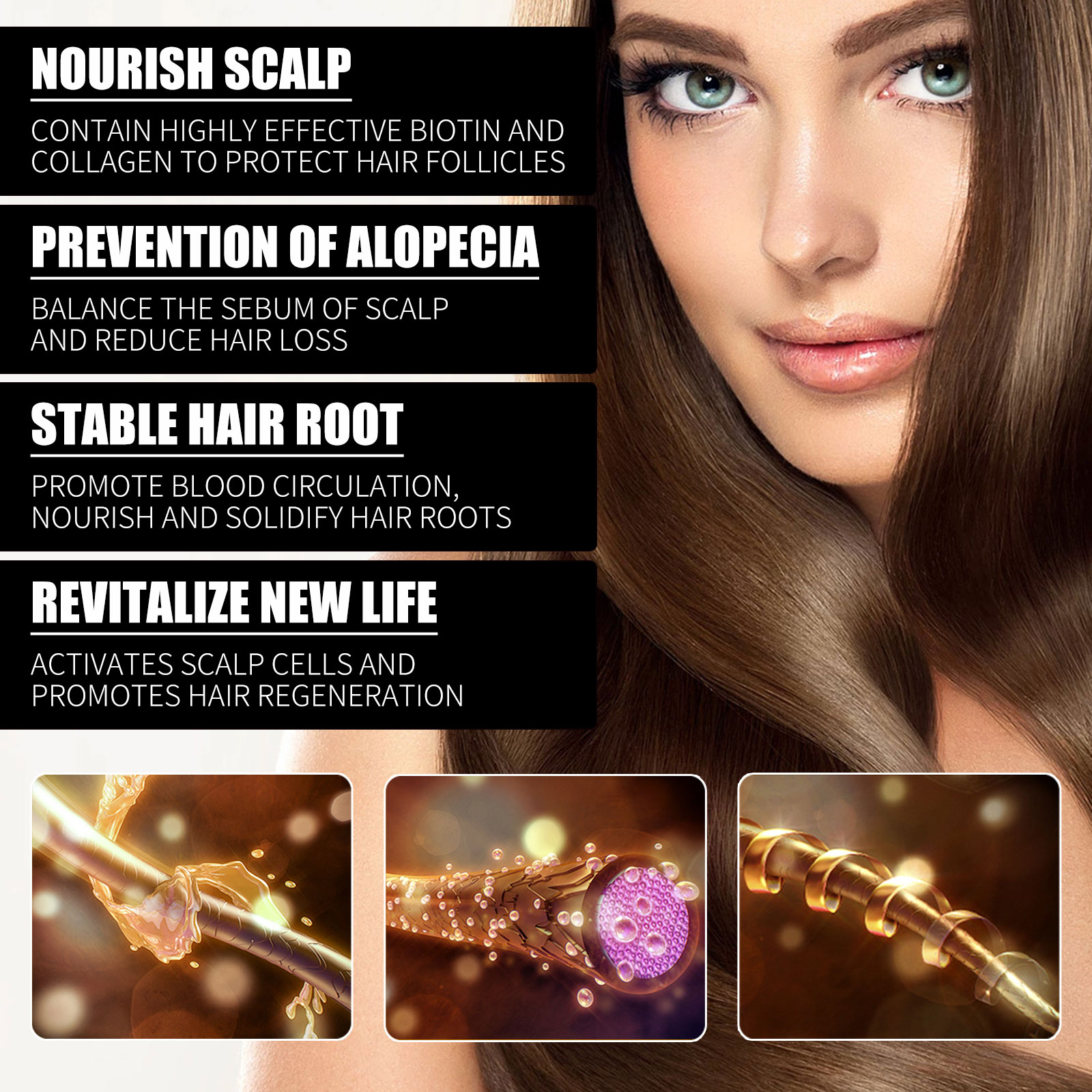Биотиновое масло для волос, ко – обзор и цена Hair Care Collagen