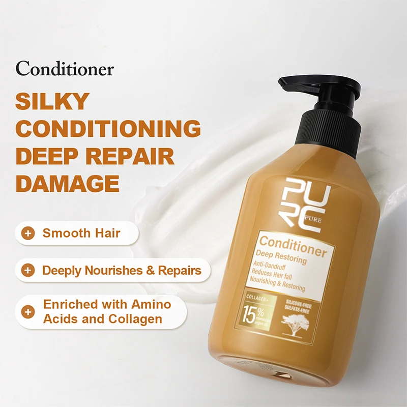 PURC Марокко Шампунь с арганов – обзор и цена Hair Care Collagen