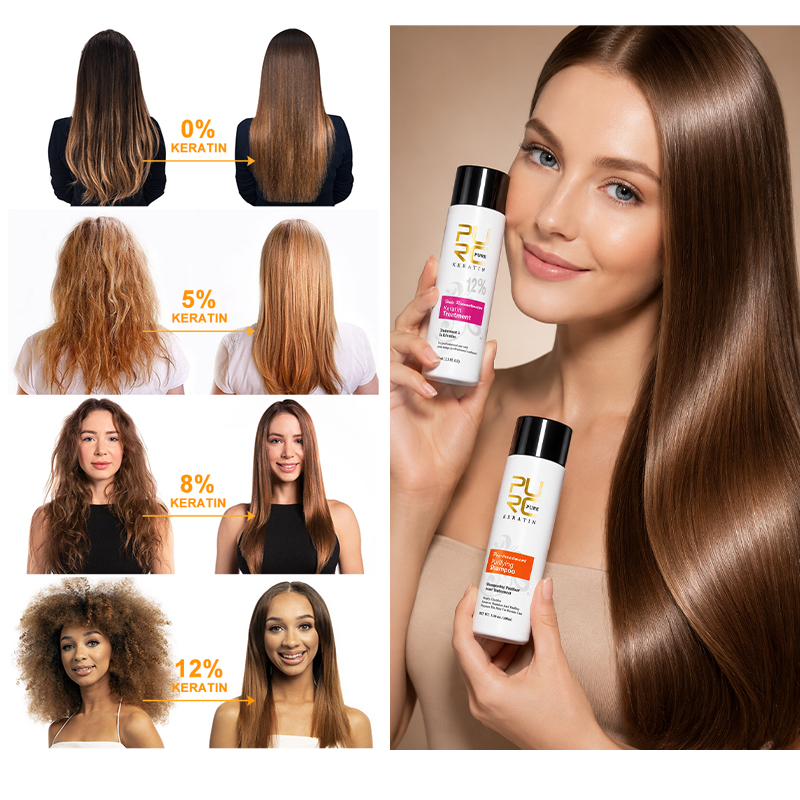 PURC Бразильский кератиновый у – обзор и цена Hair Care Keratin Treatment