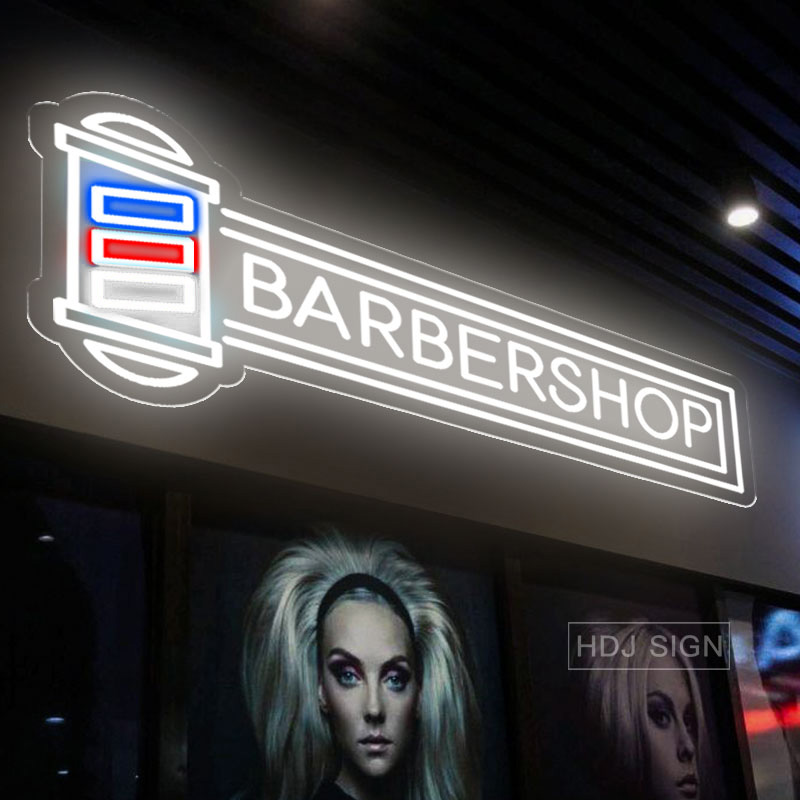 Неоновая вывеска светодиодный, – обзор и цена Hair Care Logo