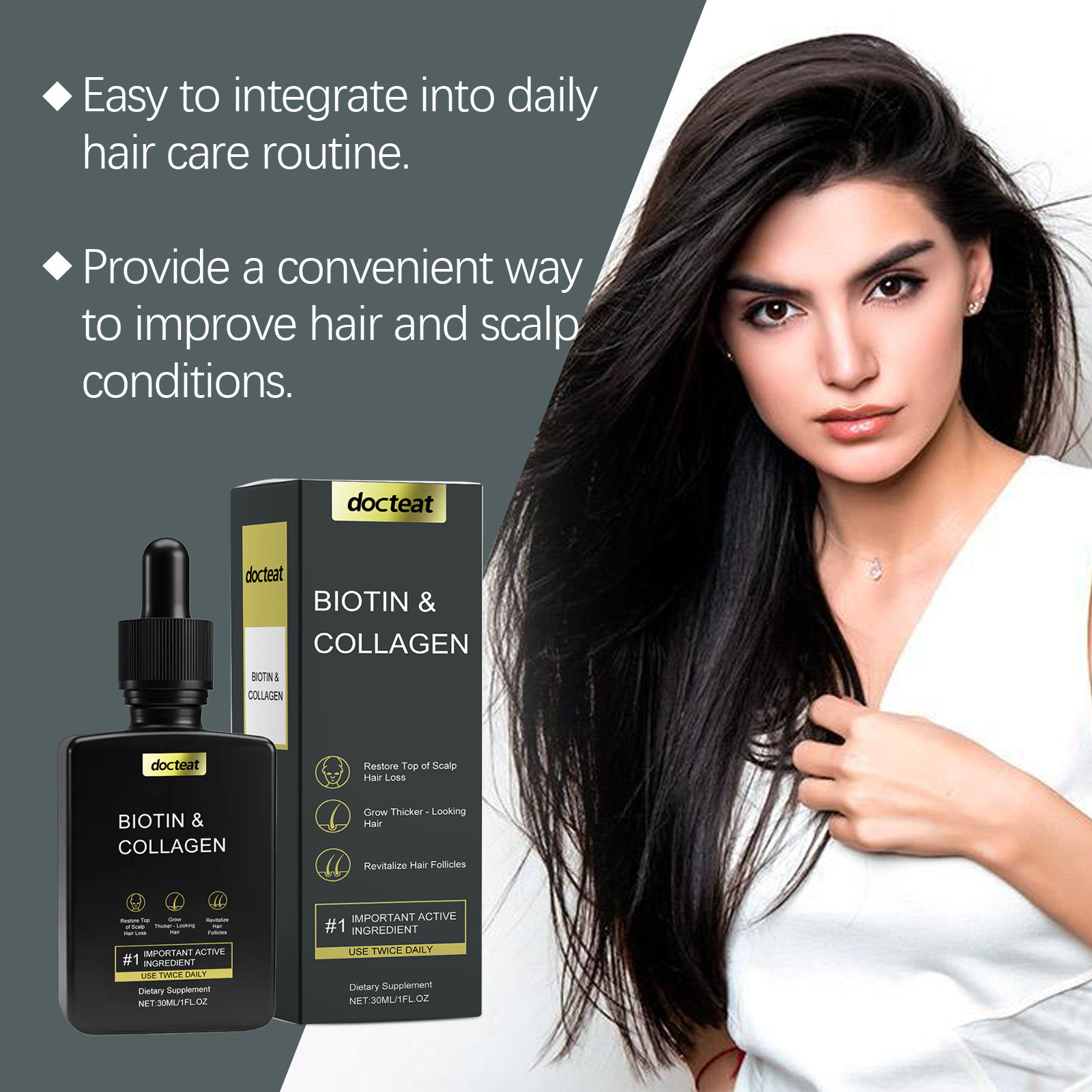 Коллагеновые капли для роста в – обзор и цена Hair Care Collagen