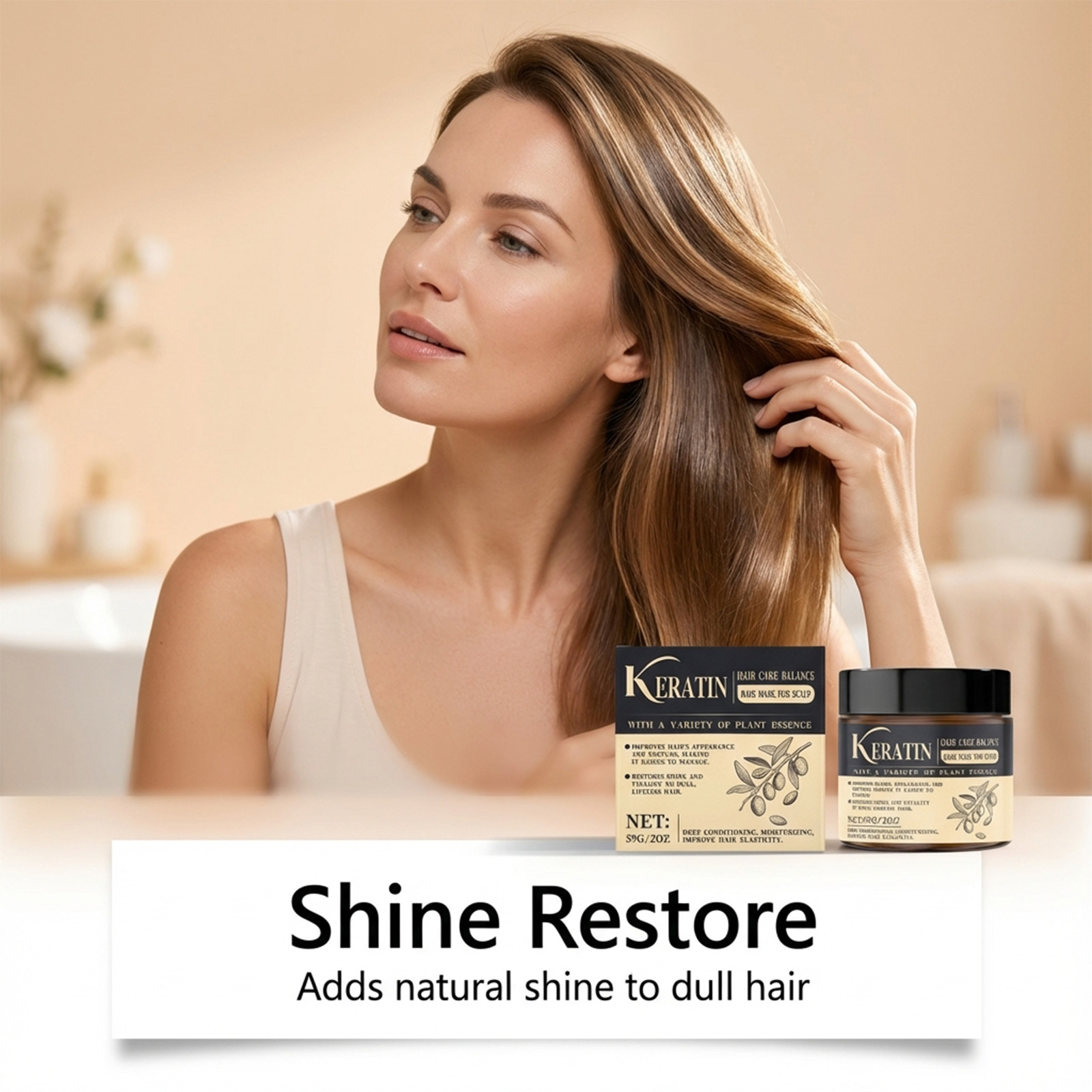 Волшебная кератиновая маска дл – обзор и цена Hair Care Keratin Treatment